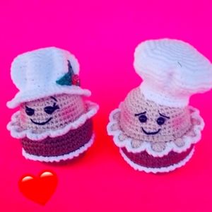 Christmas gingerbread cupcakes ointment 2pc